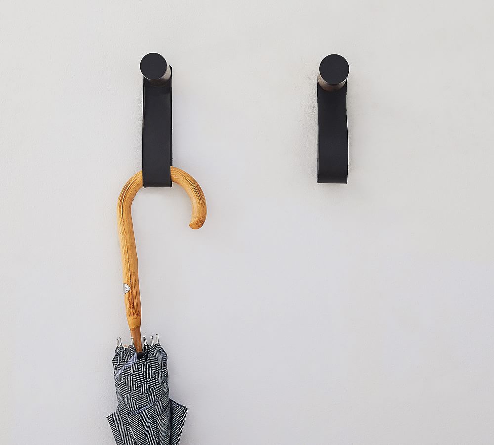 Hopper Single Hook with Leather Loop