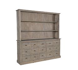 Pioneer Wood Buffet &amp; Hutch