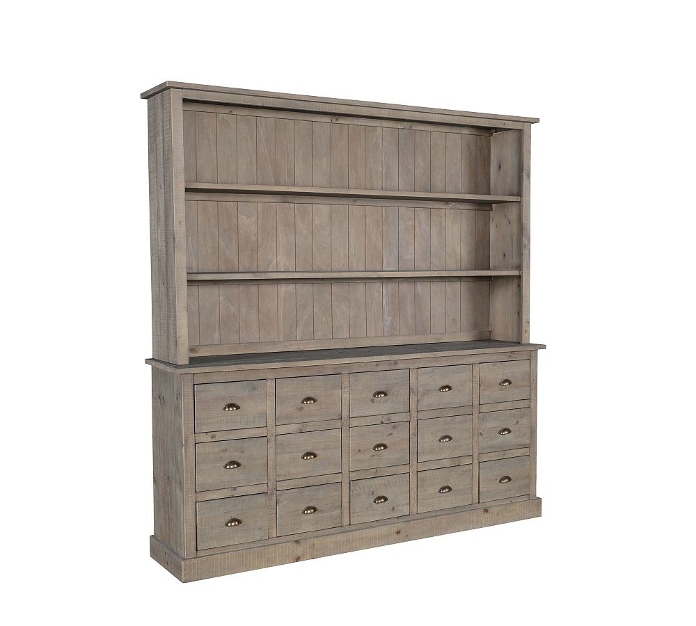 Pioneer Wood Buffet &amp; Hutch