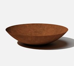 Round Bowl Planters - Corten Steel