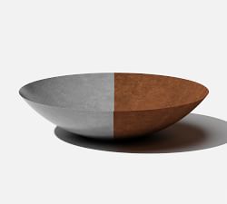 Round Bowl Planters - Corten Steel