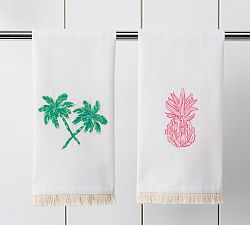 Lilly Pulitzer Shake Your Palm Palms Guest Towel