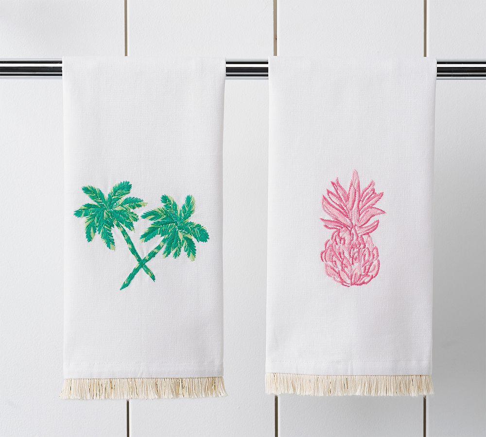 Lilly Pulitzer Shake Your Palm Palms Guest Towel
