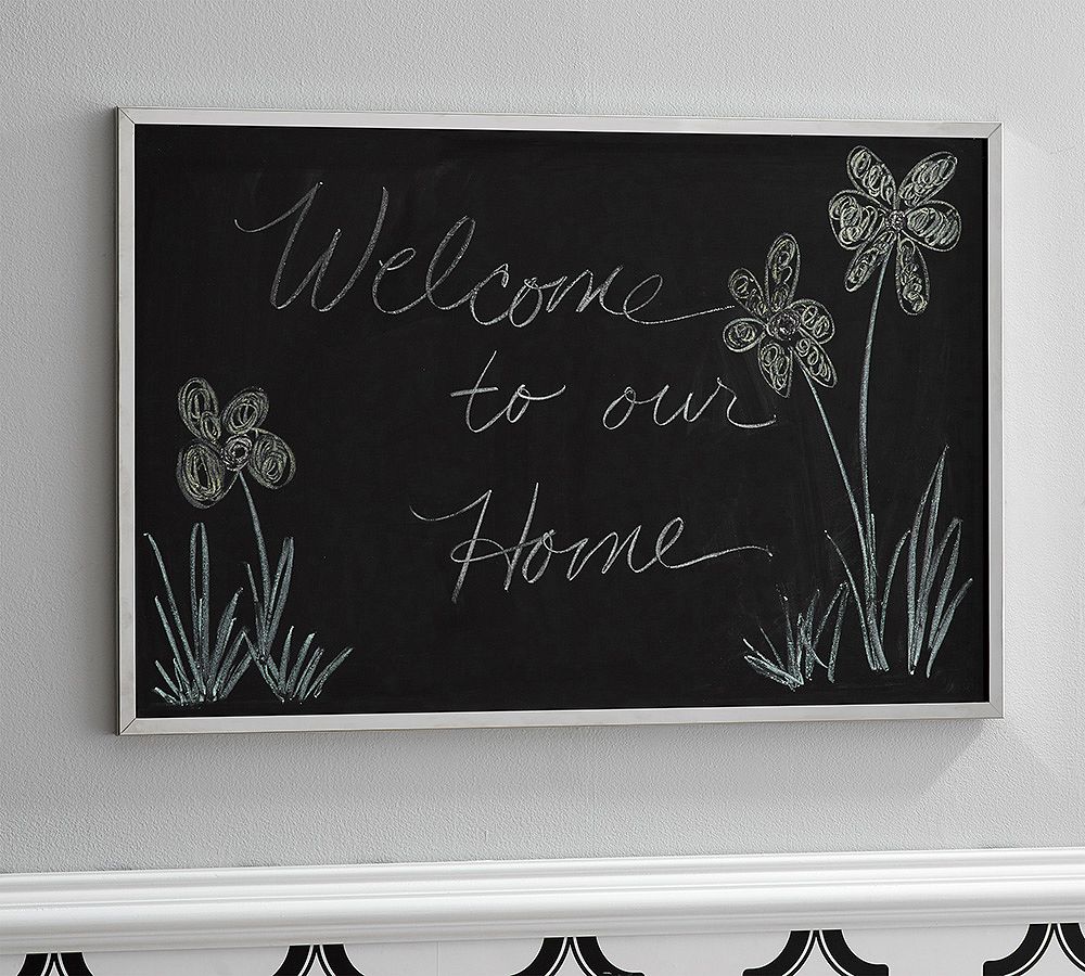 Reed Polished Nickel Chalkboard