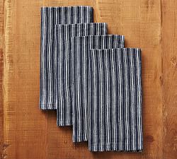 Caravan Boat Striped Linen Napkins - Set of 4