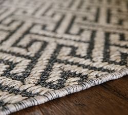 Custom Geometric Sisal Rug