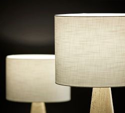 Golding Travertine Table Lamp (21&quot;)