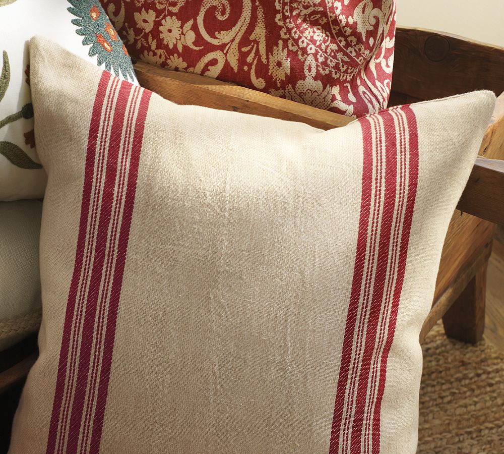 Grainsack Striped Pillow Cover