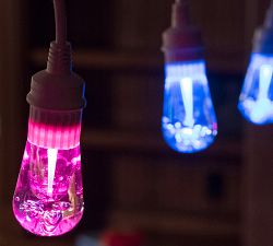 Color Changing Outdoor LED String Lights - White