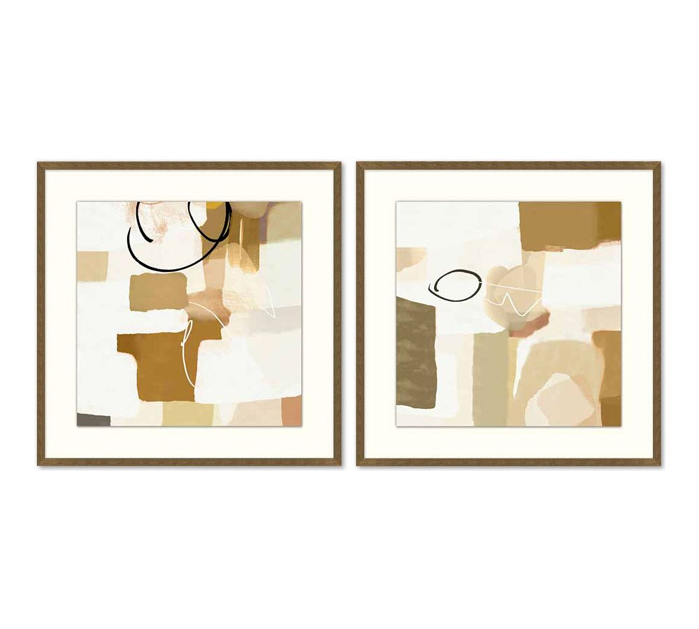 Painted Patchwork Framed Prints