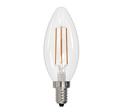 B11 Filament Torpedo Candelbra LED Bulb - Pack of 4