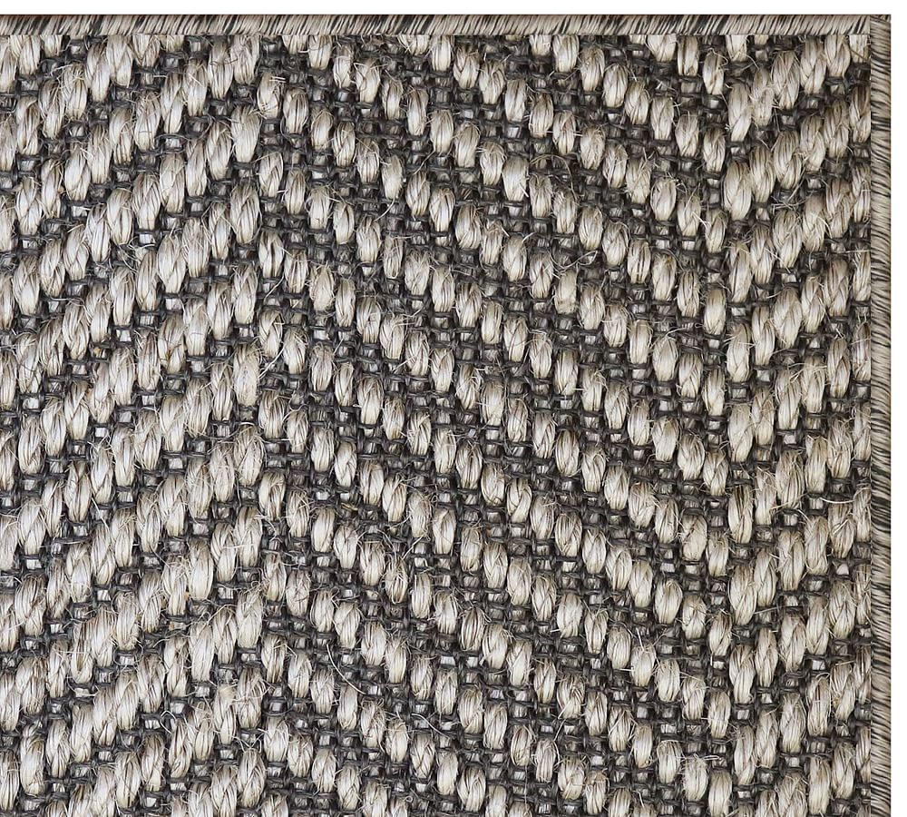 Custom Chevron Weave Sisal Rug