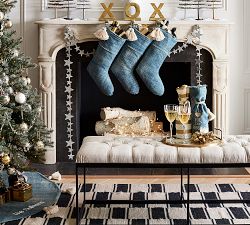 The Emily &amp; Meritt Denim Tassel Tree Skirt