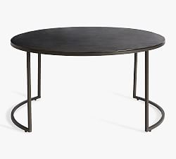 Open Box: Duke Round Metal Nesting Coffee Tables, Bronze, Large
