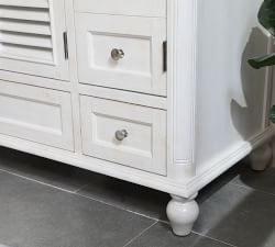 Page 42&quot; Asymmetric Single Sink Vanity with Doors