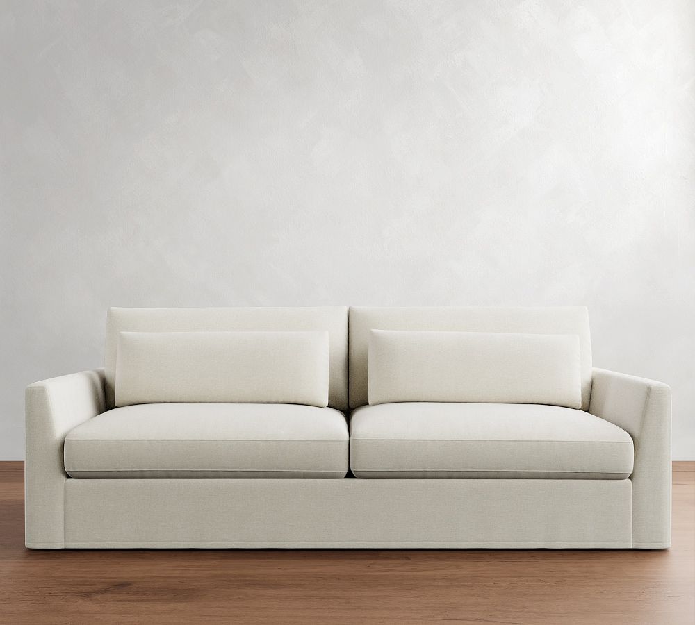 Westwood Fin Arm Deep Seat Slipcovered Sofa (67&quot;- 127&quot;)
