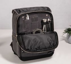 Waxed Canvas Bar Backpack Portable Cocktail Set