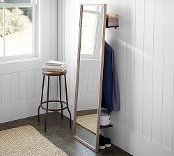 Clothing Rack with Floor Mirror