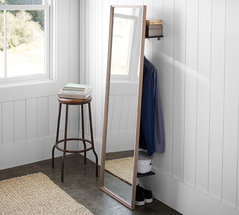 Clothing Rack with Floor Mirror