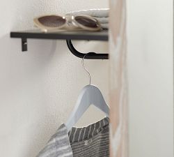 Clothing Rack with Floor Mirror