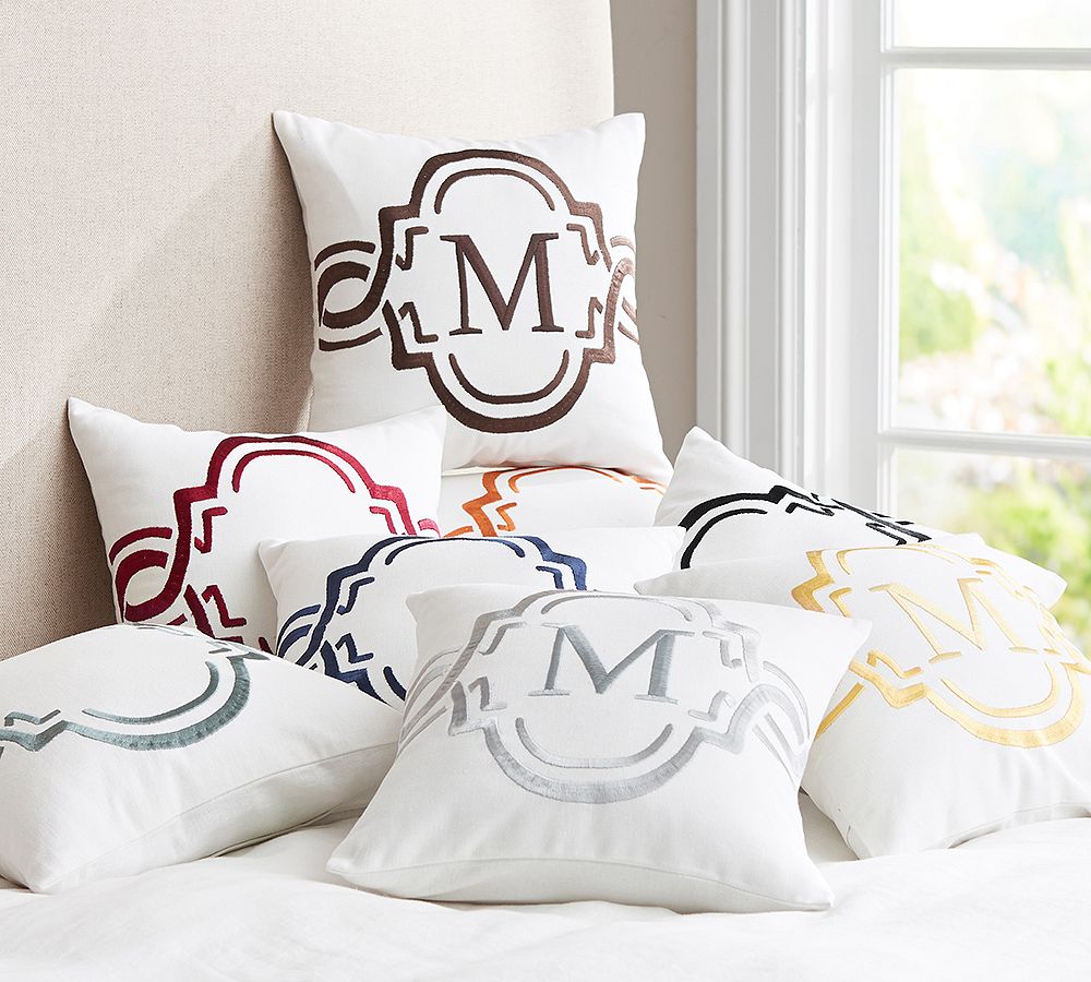 Monogrammable 12&quot; Dec Pillow Cover