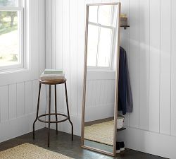 Clothing Rack with Floor Mirror