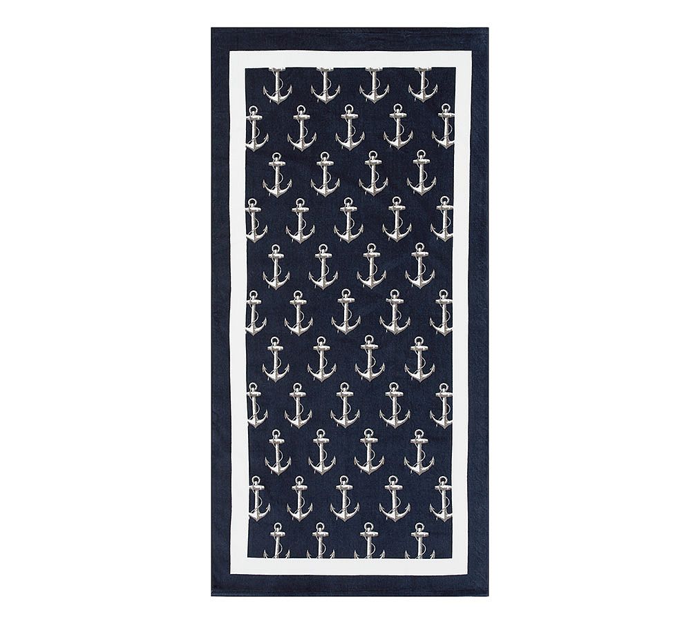 Mini Anchor Beach Towel