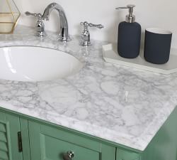 Page 42&quot; Asymmetric Single Sink Vanity with Doors