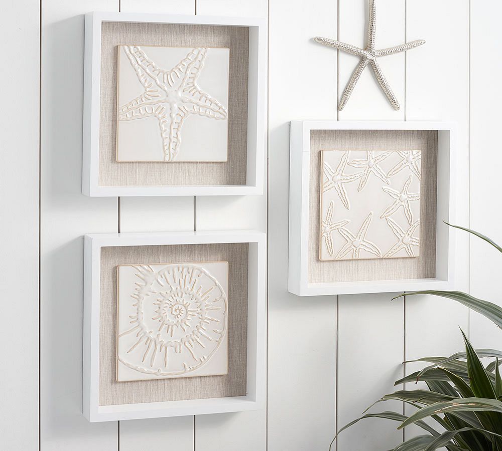 Sea Life Tiles - Set of 3