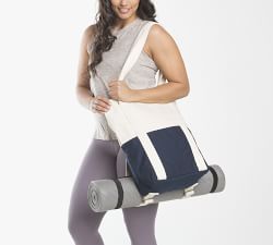 Canvas Yoga Mat Tote Bag