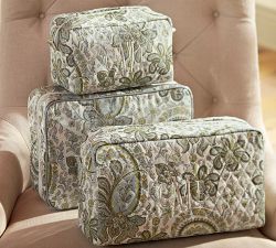 Charlie Paisley Cosmetic Bags, Set of 2