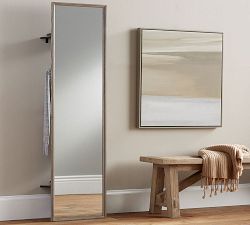 Clothing Rack with Floor Mirror