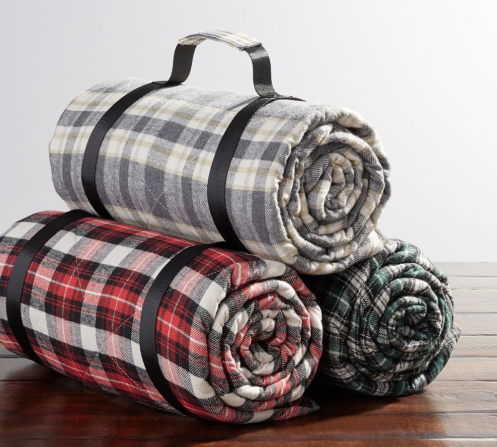 Plaid Carry Along Throw