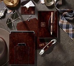 Saddle Leather Travel Cable Organizer