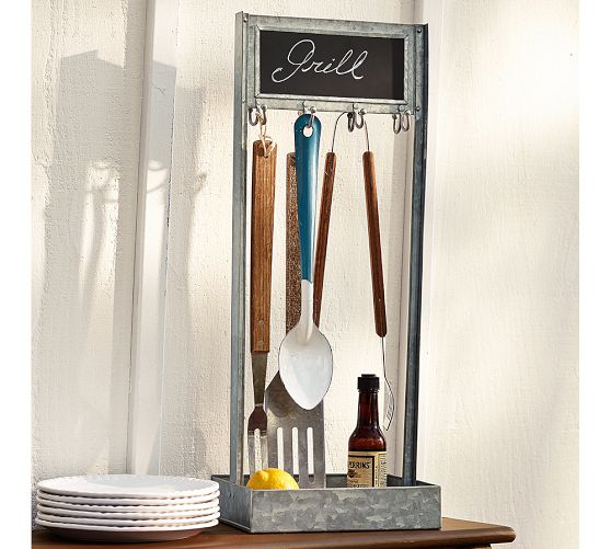 Galvanized Metal Standing Tool Storage Locker