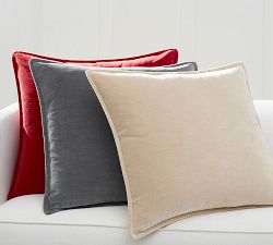Washed Velvet Pillow Cover - 24&quot;