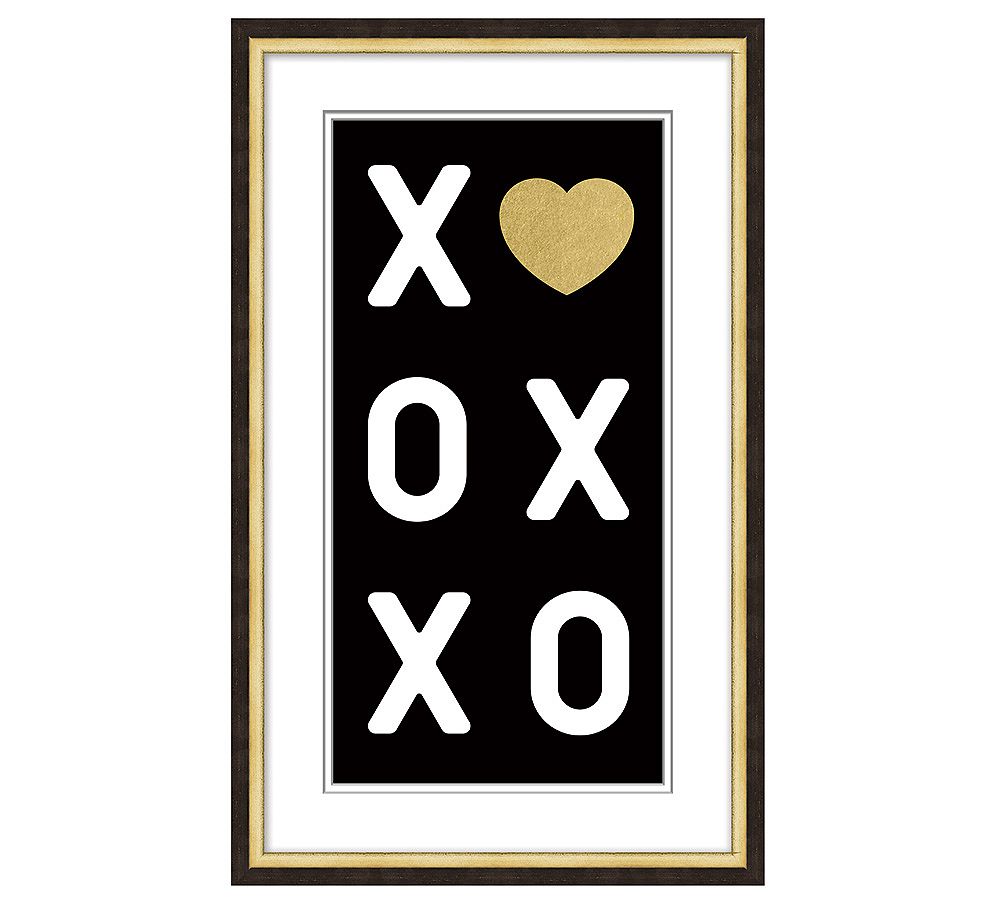 XO Heart Chart Print