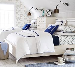 Organic Shirting Stripe Sheet Set
