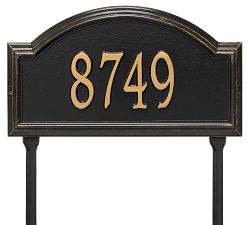 Providence Arch Lawn Address Plaques