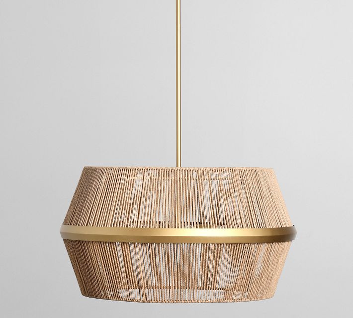 Pottery barn rattan chandelier hotsell