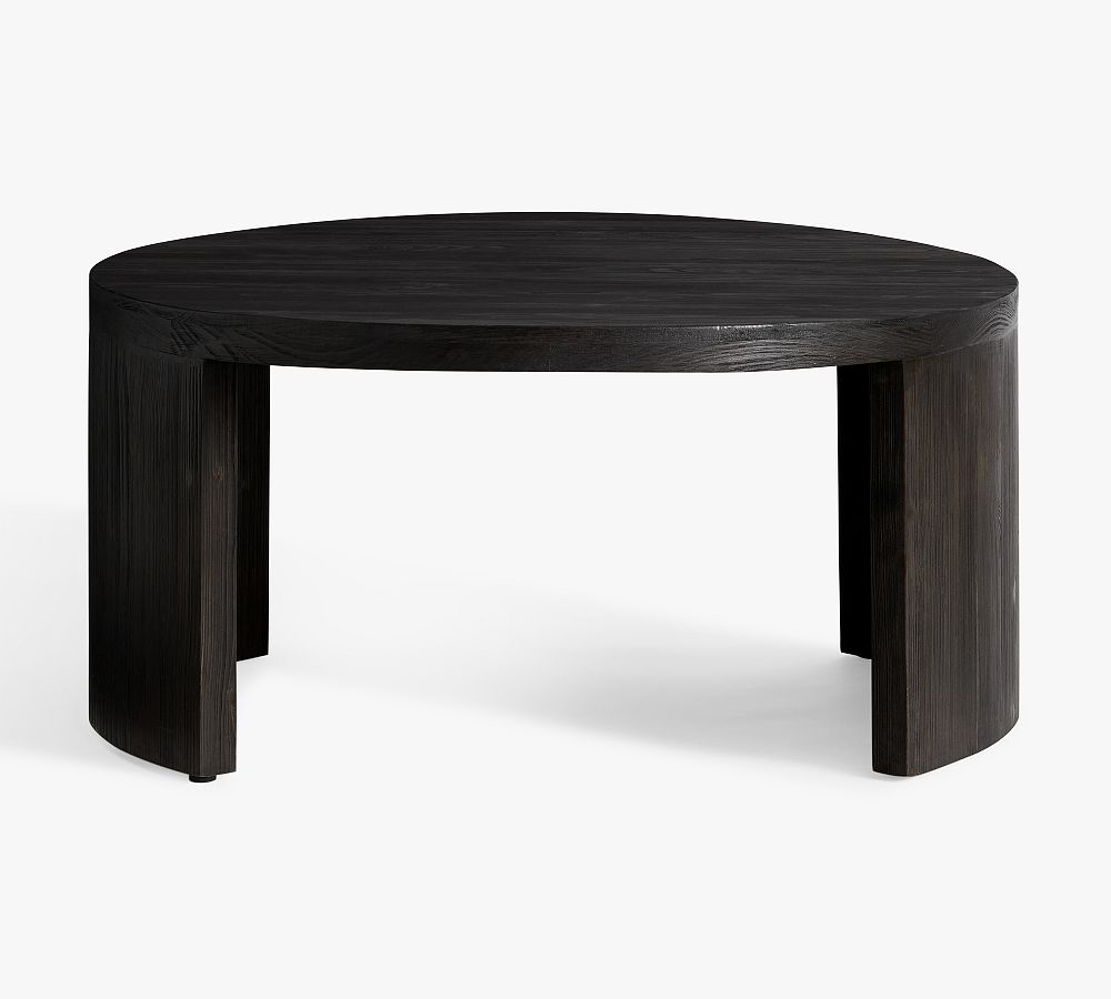OPEN BOX: Folsom Round Nesting Coffee Table, Large, Charcoal