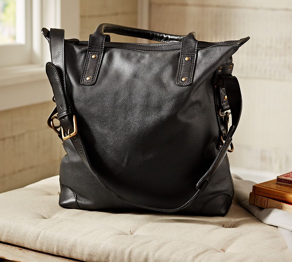 Pebble Leather Tote Bag