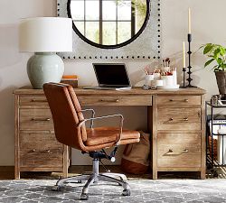 Parker Reclaimed Wood Executive Desk