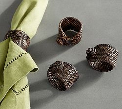 Tava Rattan Napkin Rings