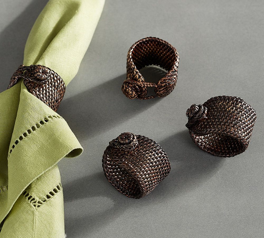 Tava Rattan Napkin Rings