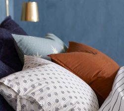 The Emily &amp; Meritt Folk Dot Tumbled&#160; Organic Cotton Sham