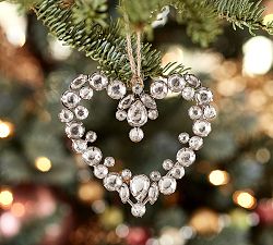 Jeweled Heart Ornament