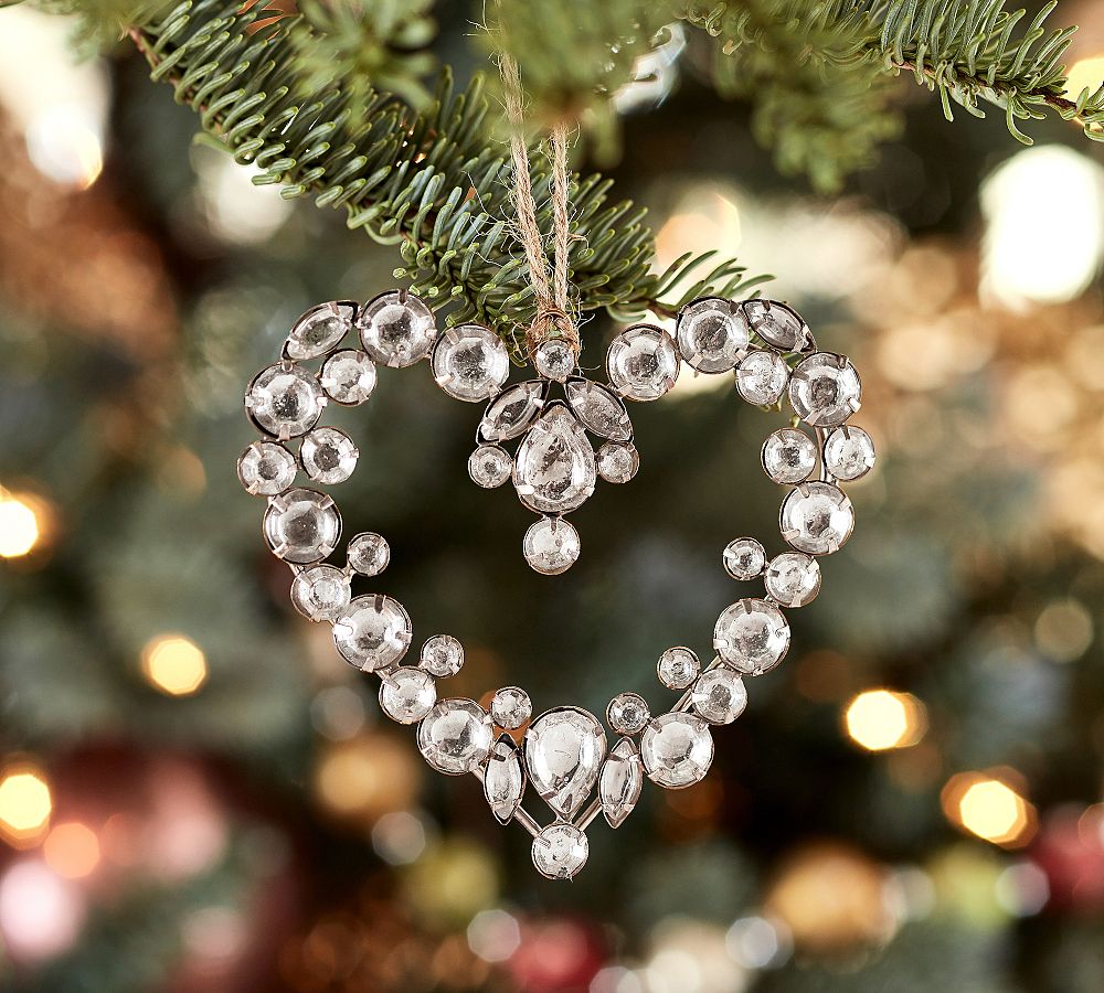Jeweled Heart Ornament