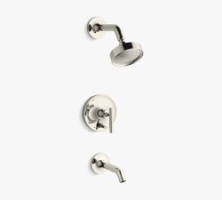 Kohler Purist &#174; Rite-Temp&#174; Lever Handle Shower and Tub Faucet W/ 2.5 GPM Showerhead