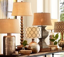Veronica Beaded Tapered Drum Shade (12&quot;-15'')